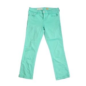 Anthropologie Pilcro‎ and the Letterpress Ankle Jeans Mint Green Size 28